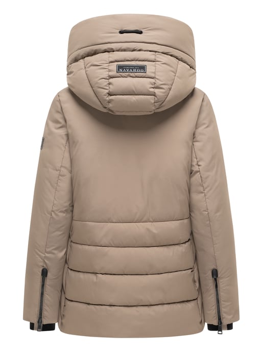 Chaqueta acolchada de invierno para mujer Navahoo Waldengel con capucha - Image 3