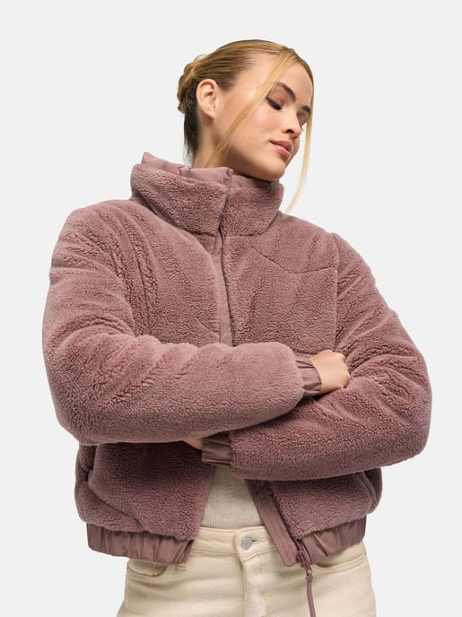 Chaqueta de invierno para mujer Marikoo Yuvaa de tejido borreguito - Image 6