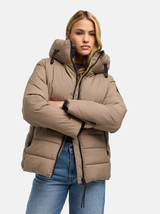 Chaqueta acolchada de invierno para mujer Navahoo Waldengel con capucha - Image 6