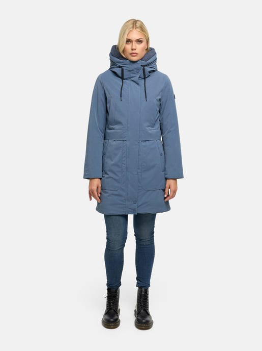 Parka de invierno para mujer Marikoo Pakaami con capucha de borreguito - Image 5