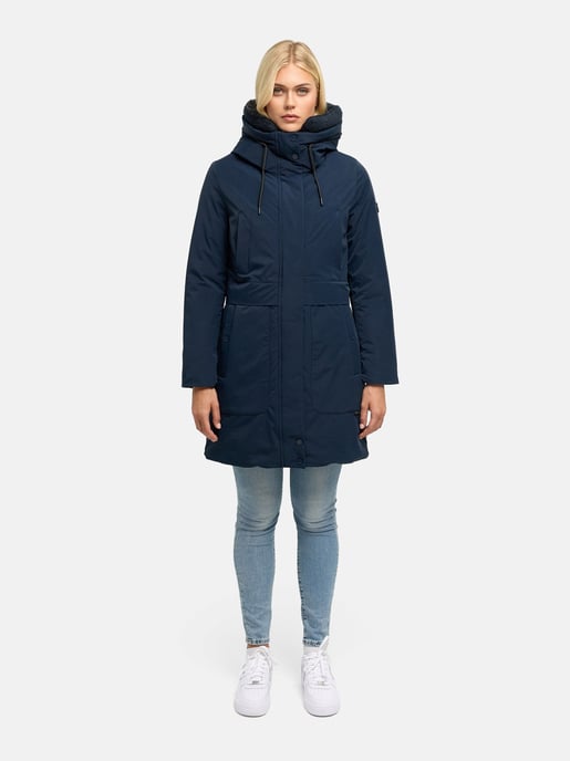 Parka de invierno para mujer Marikoo Pakaami con capucha de borreguito - Image 5