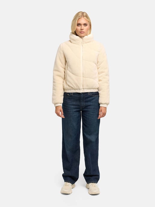Chaqueta de invierno para mujer Marikoo Yuvaa de tejido borreguito - Image 5