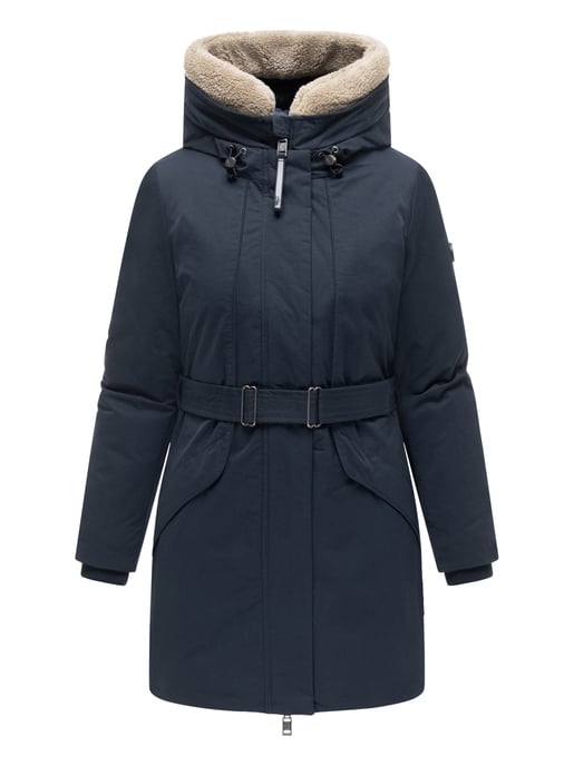 Parka de invierno para mujer Marikoo Calistaa con cinturón ajustable - Image 1