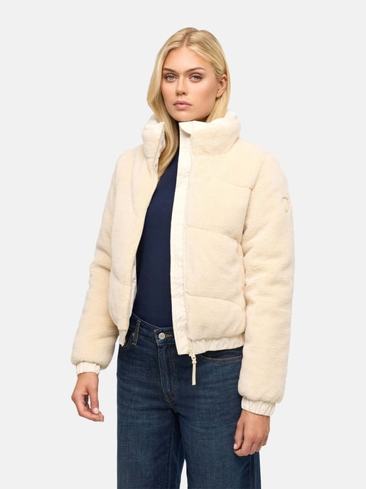 Chaqueta de invierno para mujer Marikoo Yuvaa de tejido borreguito - Image 6