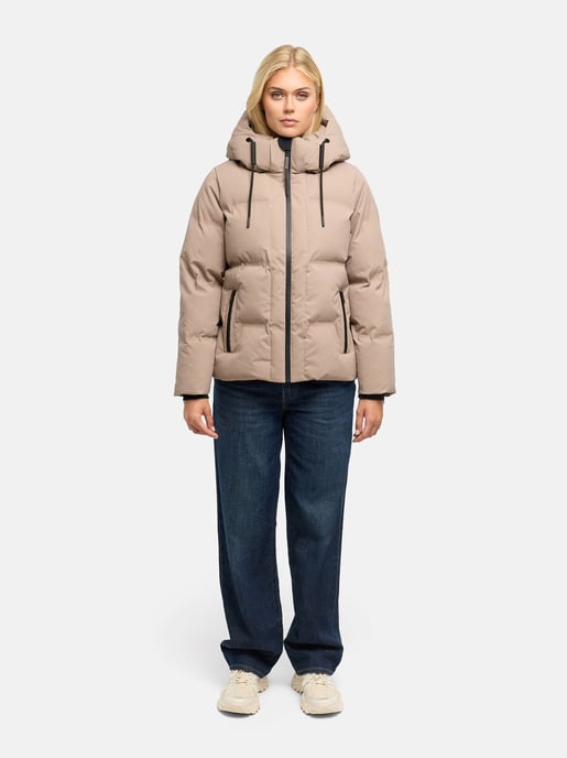 Chaqueta acolchada para mujer Navahoo Wolkentanz con capucha - Image 5