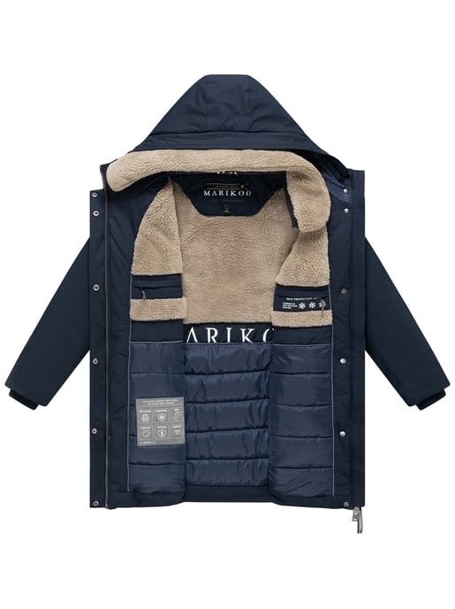 Parka de invierno para mujer Marikoo Calistaa con cinturón ajustable - Image 4