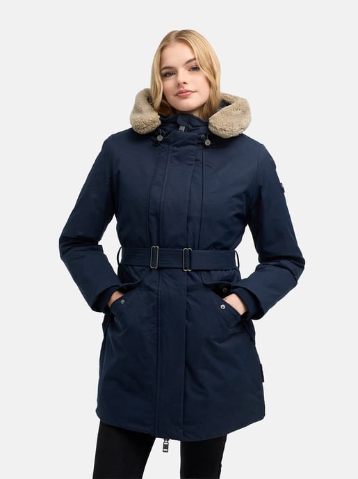 Parka de invierno para mujer Marikoo Calistaa con cinturón ajustable - Image 5