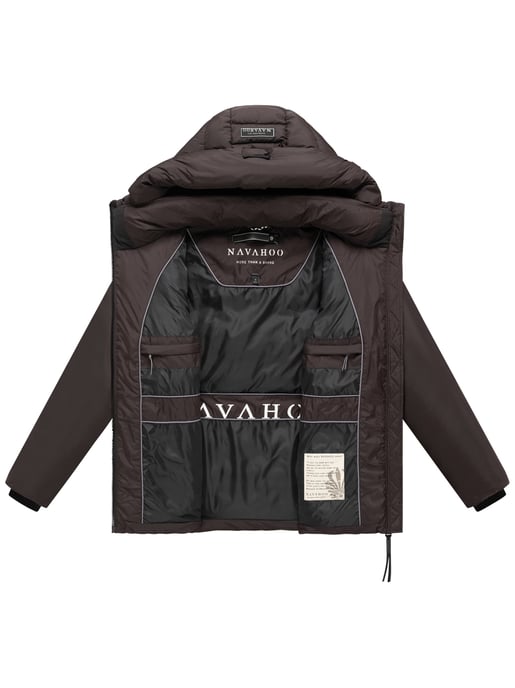 Chaqueta acolchada de invierno para mujer Navahoo Waldengel con capucha - Image 4