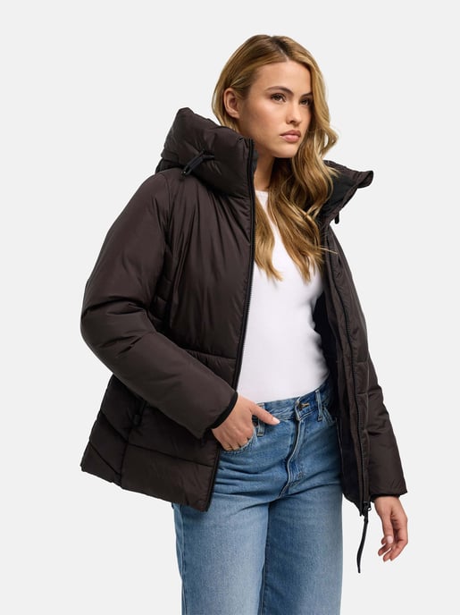Chaqueta acolchada de invierno para mujer Navahoo Waldengel con capucha - Image 5