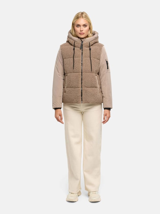 Chaqueta de invierno para mujer Marikoo Elidee con tejido borreguito - Image 5