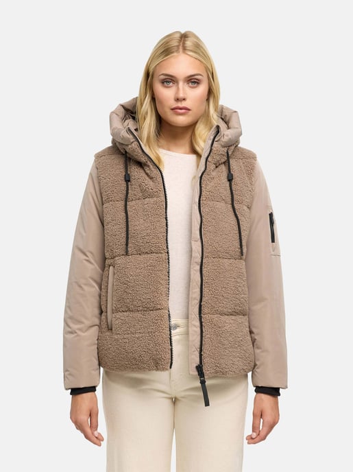 Chaqueta de invierno para mujer Marikoo Elidee con tejido borreguito - Image 6
