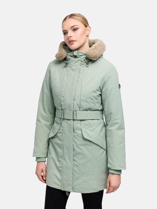 Parka de invierno para mujer Marikoo Calistaa con cinturón ajustable - Image 5