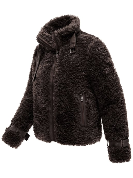 Chaqueta teddy para mujer Navahoo Wuschelwonne con detalles de hebillas - Image 2