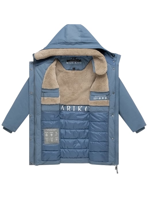 Parka de invierno para mujer Marikoo Calistaa con cinturón ajustable - Image 4