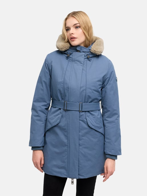 Parka de invierno para mujer Marikoo Calistaa con cinturón ajustable - Image 5