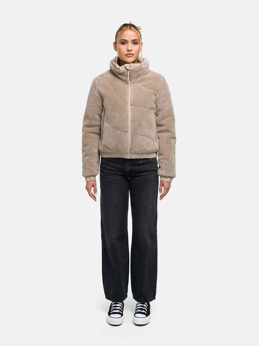 Chaqueta de invierno para mujer Marikoo Yuvaa de tejido borreguito - Image 5