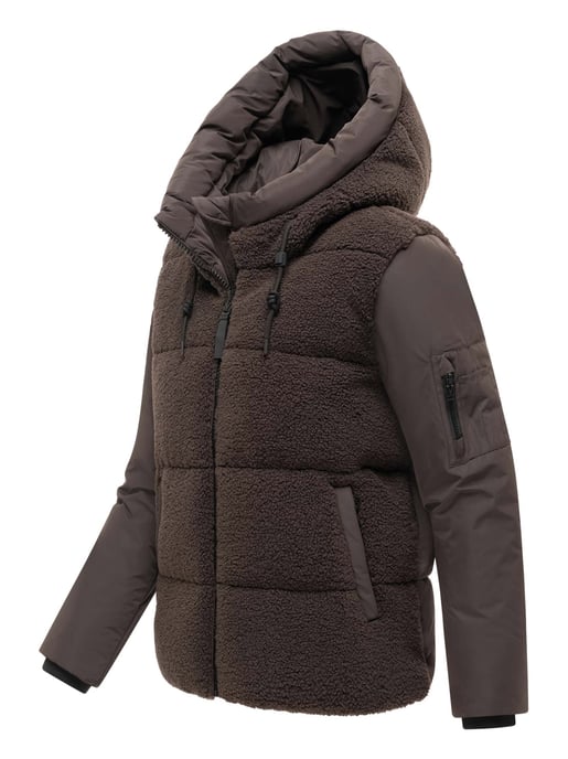 Chaqueta de invierno para mujer Marikoo Elidee con tejido borreguito - Image 2