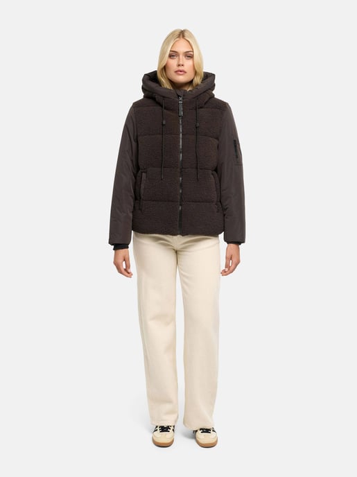 Chaqueta de invierno para mujer Marikoo Elidee con tejido borreguito - Image 5