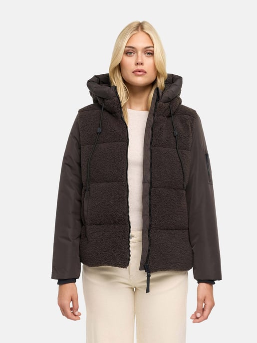 Chaqueta de invierno para mujer Marikoo Elidee con tejido borreguito - Image 6