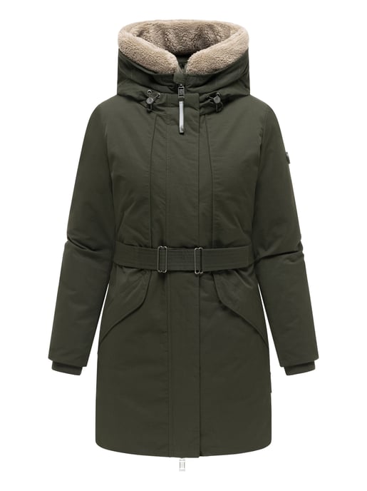 Parka de invierno para mujer Marikoo Calistaa con cinturón ajustable - Image 1