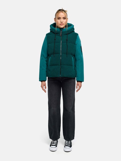 Chaqueta de invierno para mujer Marikoo Elidee con tejido borreguito - Image 5