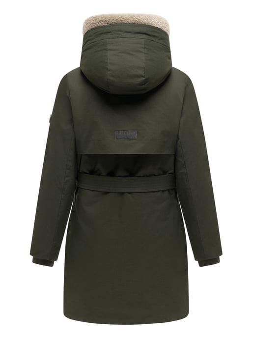 Parka de invierno para mujer Marikoo Calistaa con cinturón ajustable - Image 3