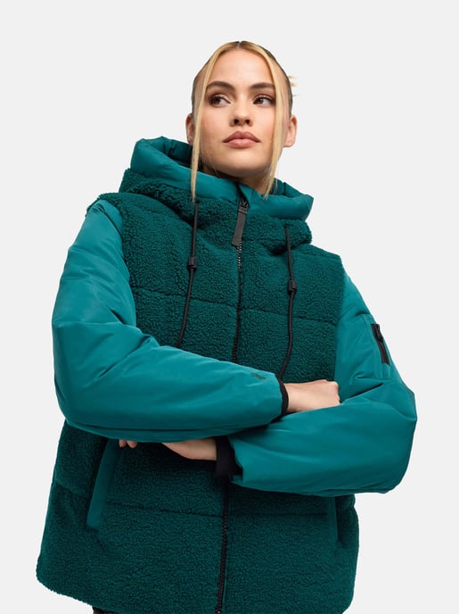 Chaqueta de invierno para mujer Marikoo Elidee con tejido borreguito - Image 6