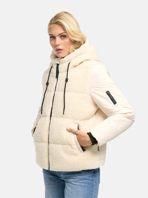 Chaqueta de invierno para mujer Marikoo Elidee con tejido borreguito - Image 6
