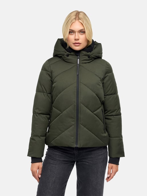 Chaqueta de invierno para mujer Marikoo Shinamii con forro de borreguito - Image 6