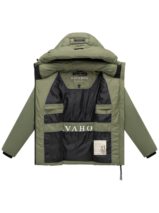 Chaqueta acolchada de invierno para mujer Navahoo Waldengel con capucha - Image 4