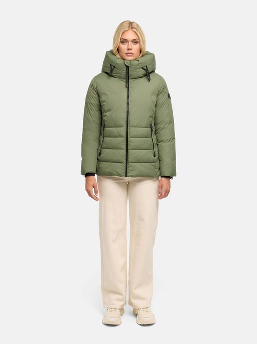 Chaqueta acolchada de invierno para mujer Navahoo Waldengel con capucha - Image 5