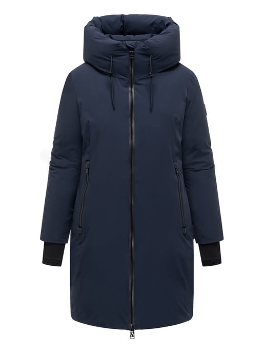 Abrigo largo de invierno para mujer Marikoo Polarhäschen con capucha - Image 1