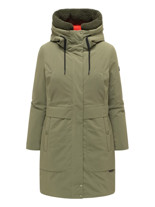 Parka de invierno para mujer Marikoo Pakaami con capucha de borreguito - Image 1