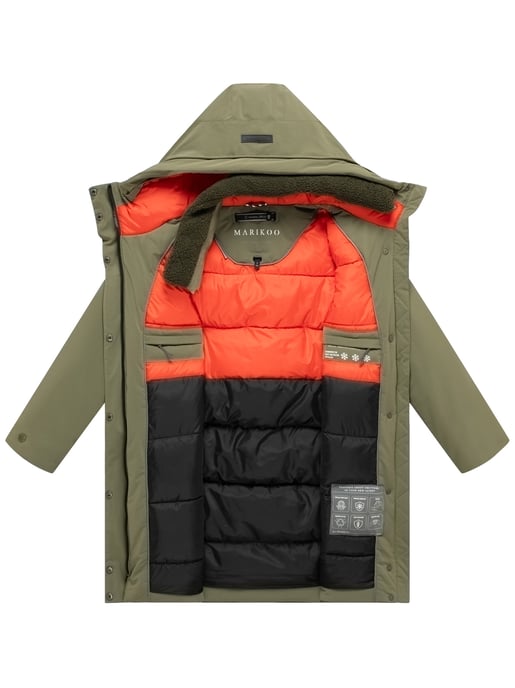Parka de invierno para mujer Marikoo Pakaami con capucha de borreguito - Image 4