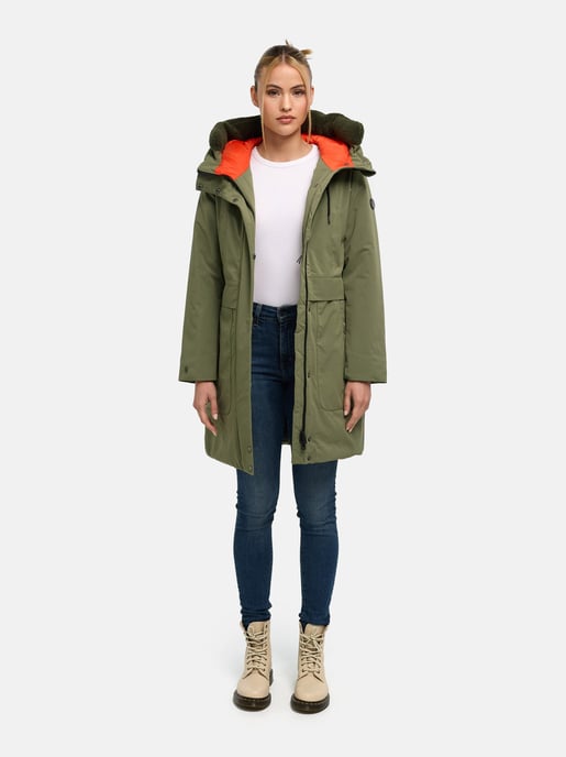 Parka de invierno para mujer Marikoo Pakaami con capucha de borreguito - Image 5