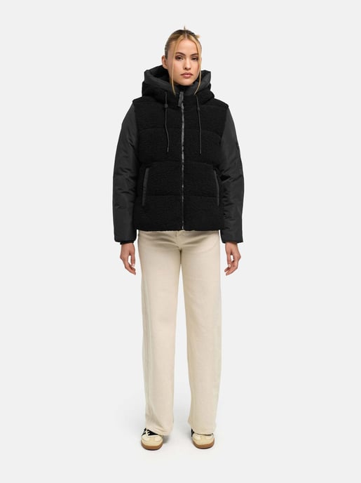 Chaqueta de invierno para mujer Marikoo Elidee con tejido borreguito - Image 5