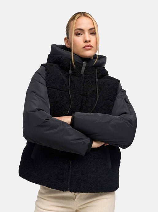 Chaqueta de invierno para mujer Marikoo Elidee con tejido borreguito - Image 6
