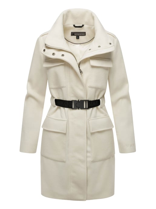 Abrigo de invierno para mujer Marikoo Tanokoo con cinturón elástico - Image 1