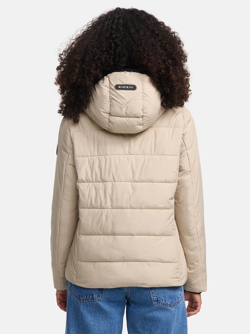 Chaqueta acolchada corta Marikoo con capucha y forro polar – Radaa - Image 4