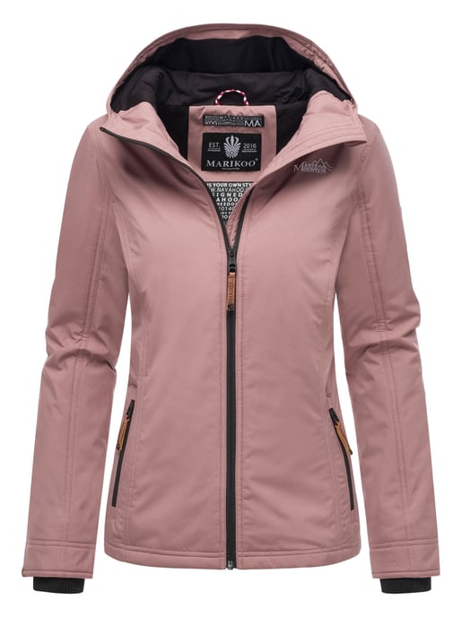 Marikoo chaqueta de entretiempo mujer – Brombeere ligera con capucha - Image 1