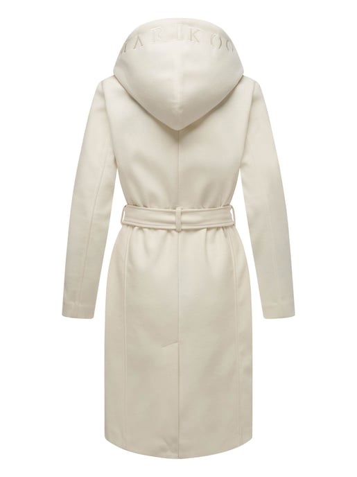 Abrigo cruzado para mujer Marikoo Kailii con capucha - Image 3