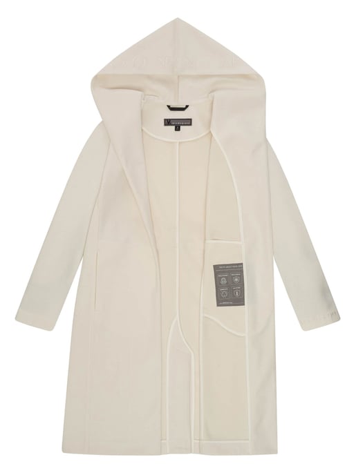 Abrigo cruzado para mujer Marikoo Kailii con capucha - Image 4
