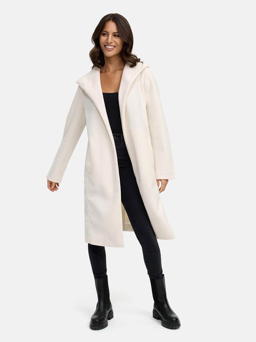 Abrigo cruzado para mujer Marikoo Kailii con capucha - Image 5
