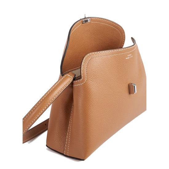 Toteme T-Lock bolso de mano en piel granulada - Image 3