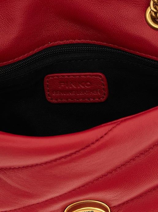 Bolso Crossbody de Cuero de Cordero Multicolor PINKO - Image 4
