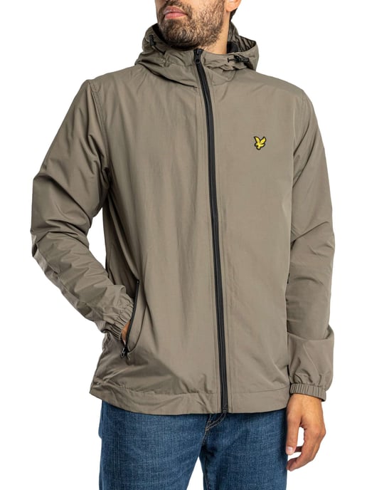 Lyle & Scott Chaqueta Con Capucha Y Cremallera En Contraste, Gris - Image 2