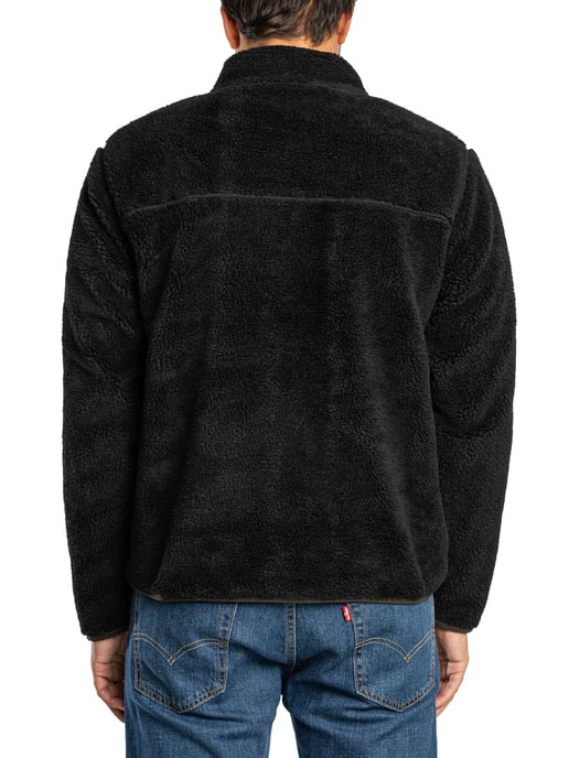 Superdry Chaqueta Polar Vintage Retro Con Cremallera Completa, Negro - Image 3