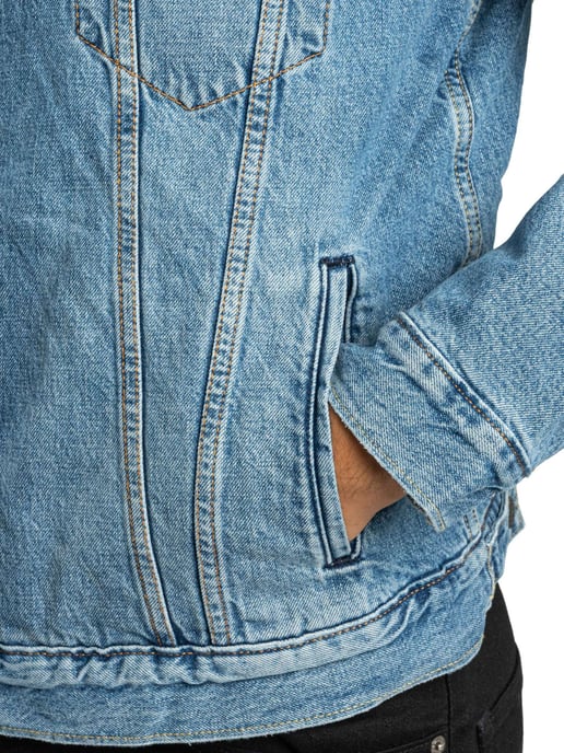 Levi's Tipo 3 Sherpa Camuflaje Chaqueta, Azul - Image 5