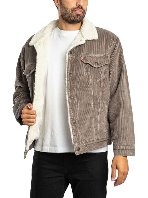Levi's Chaqueta Sherpa De Corte Relajado, Gris - Image 2