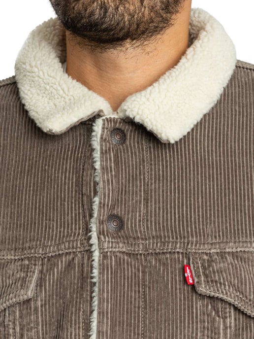 Levi's Chaqueta Sherpa De Corte Relajado, Gris - Image 5